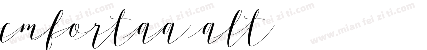 cmfortaa alt1字体转换